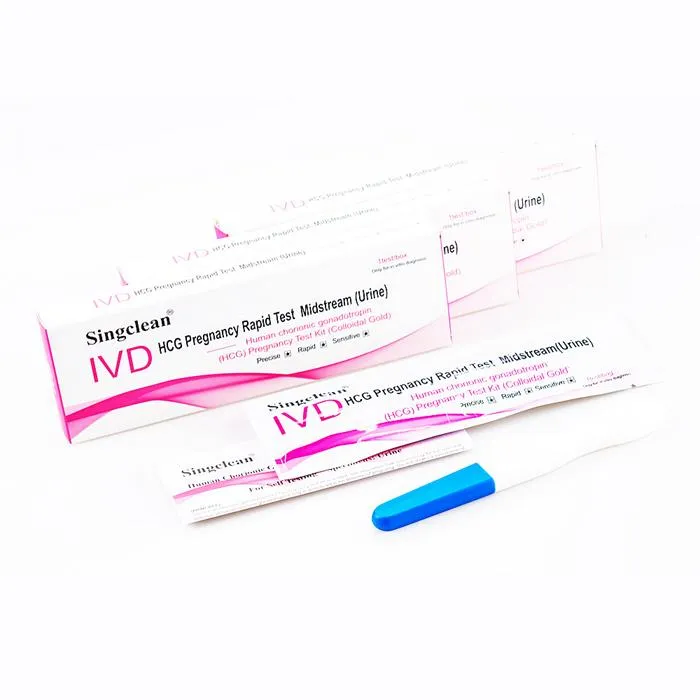 CE Approved HCG Pregnancy Test Midstream